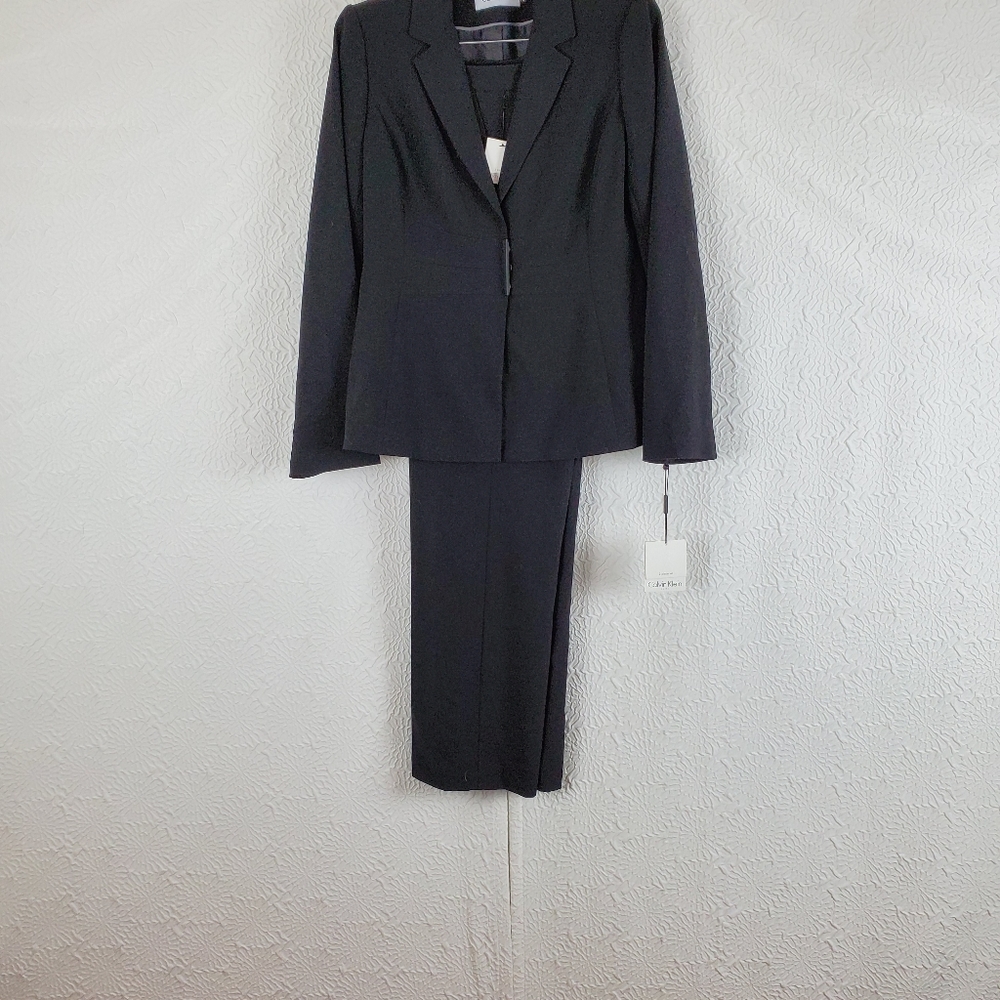 NWT Calvin Klein  black pantsuit